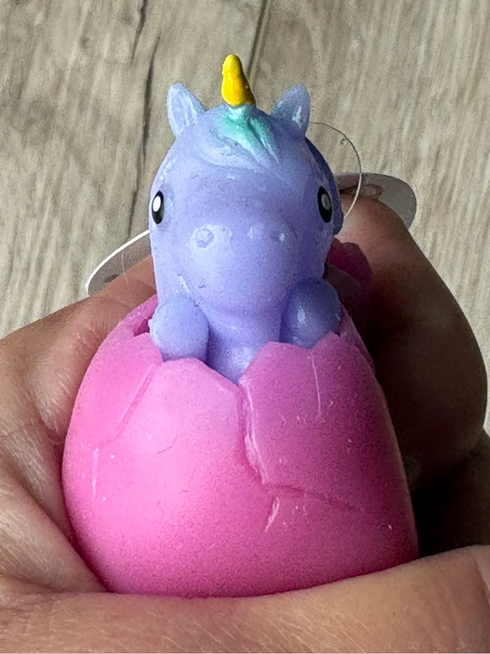 Schylling Squeezy Peek Hatchers Unicorn NEW Fidget Stress Ball